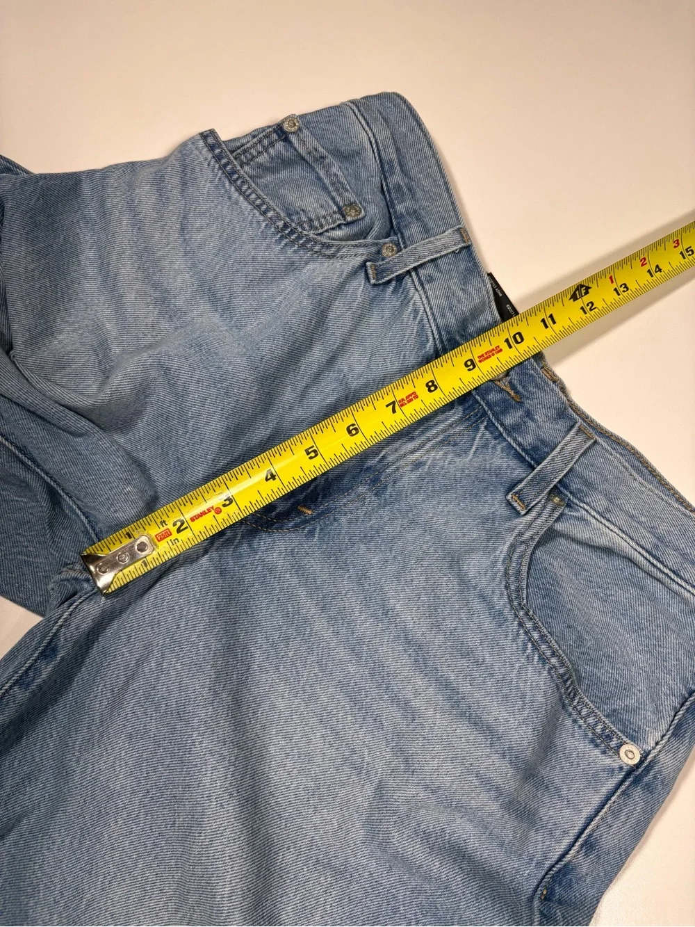 Levi’s Baggy Dad Jort We Did It Light Wash Denim Shorts Size 27 Revolve New